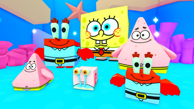 SpongeBob exclusive pets in Pet Simulator